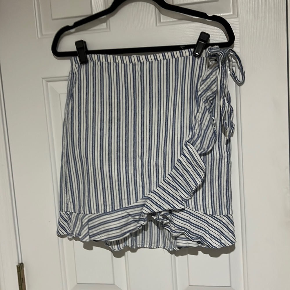 J Crew mock wrap skirt